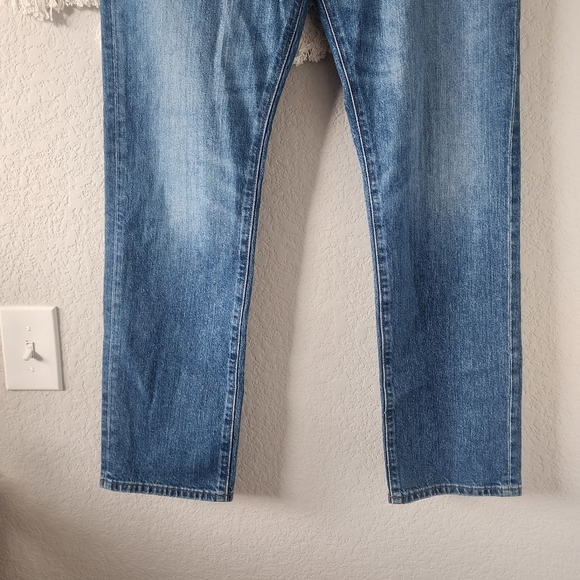 J. Crew Straight Fit Flex Jeans Blue Spruce Stretchy Comforg Casual W33 x L30 - Picture 6 of 10